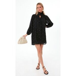 Tuckernuck Pomander Place Polka Dot Taylor Dress in Black & White sz S